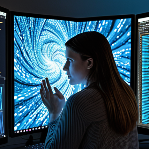 Home 11 **
A data analyst surrounded by swirling data streams, illuminated by the glow of multiple monitors displaying Python code and Tableau dashboards. Focus on the intensity and engagement of the analyst as they decipher complex information. Emphasize the "Pandora's Box" aspect, hinting at hidden insights waiting to be uncovered. Style: Modern, vibrant, with a touch of mystery.
**