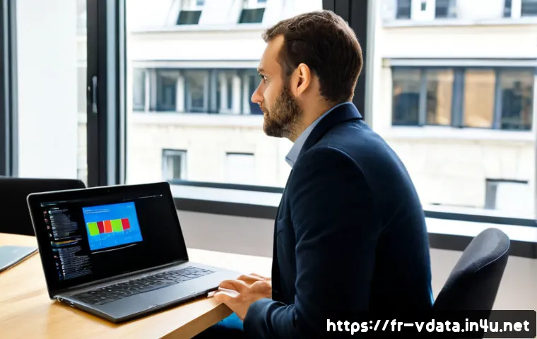 빅데이터 분석가가 되는 데 필요한 소프트 스킬 - Photorealistic French big data analyst in a bright modern Paris office, thoughtfully listening to di...